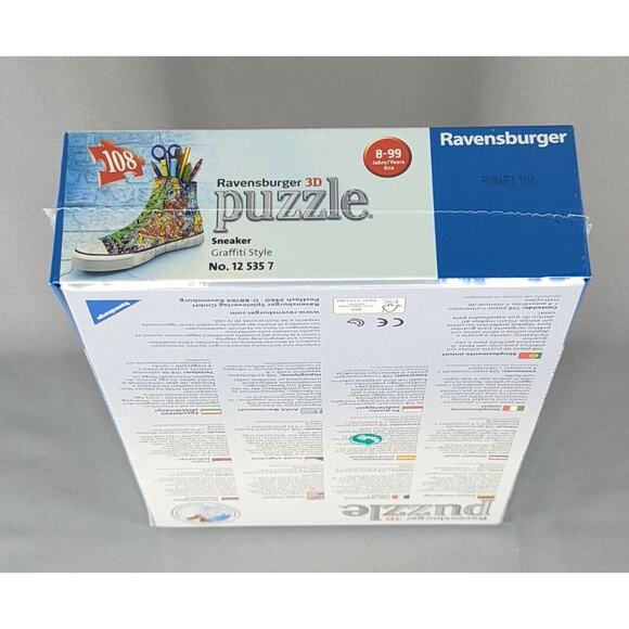 Ravensburger Graffiti High Top Sneaker Easyclick Premium 3D Puzzle 108 pcs - Picture 6 of 6